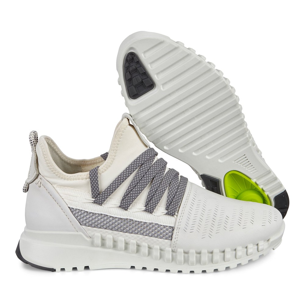 Tenis De Montaña Mujer - ECCO Zipflex Bajos - Blancos - ZOX681790